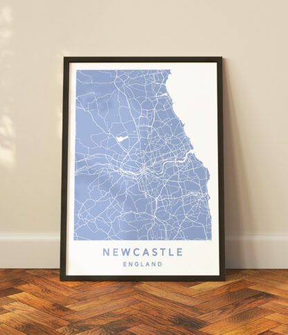 Newcastle, England - Map - Image 2