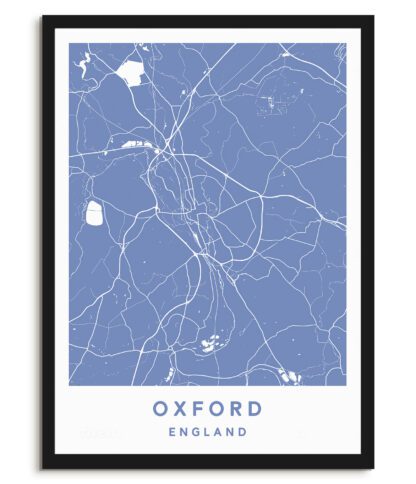 Oxford, England - Map
