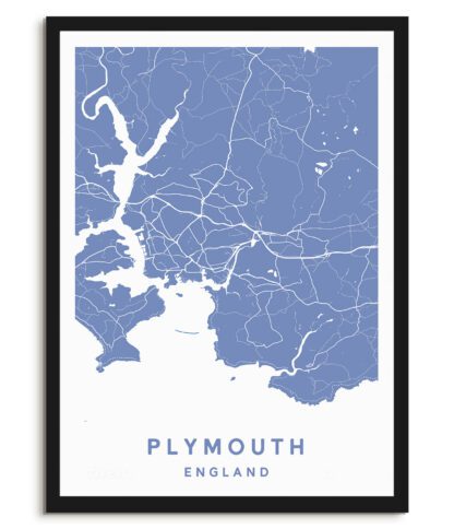 Plymouth, England - Map