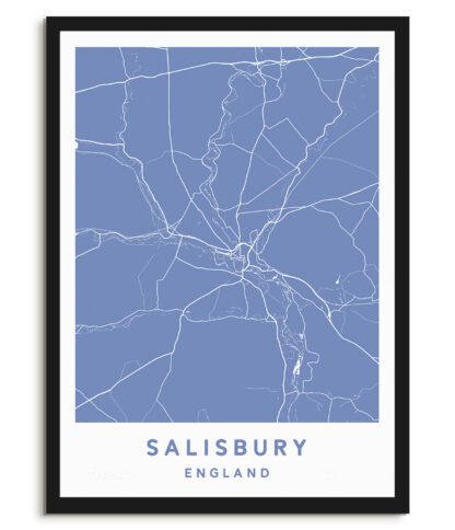 Salisbury, England - Map