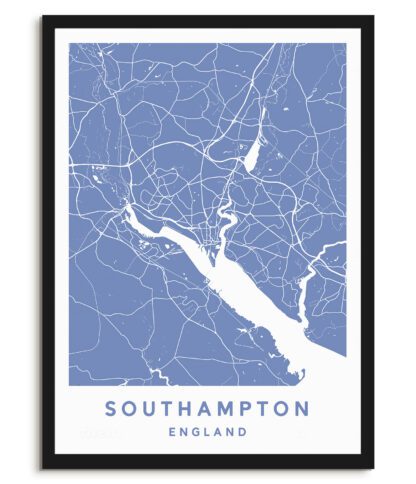 Southampton, England - Map