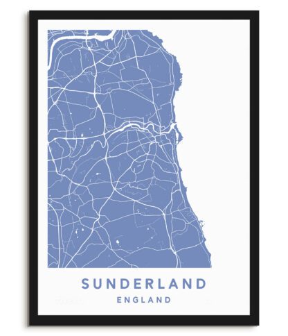 Sunderland, England - Map