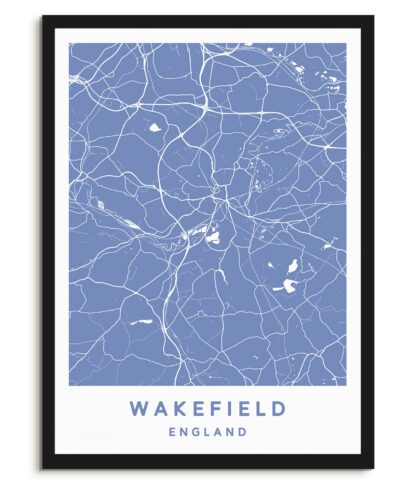 Wakefield, England - Map