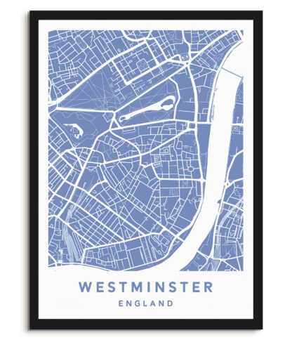 Westminster, England - Map