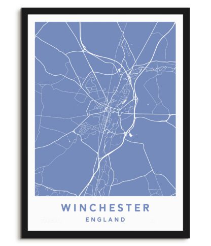 Winchester, England - Map