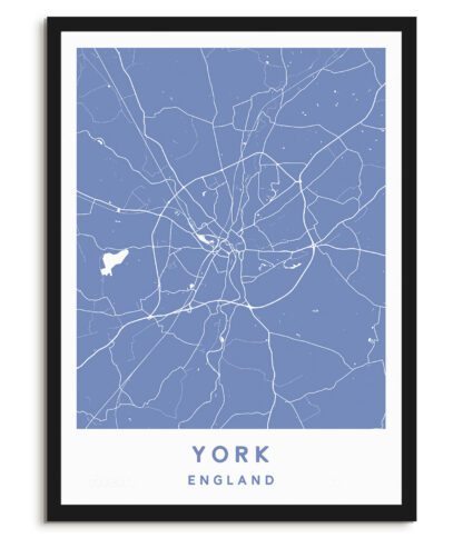 York, England - Map
