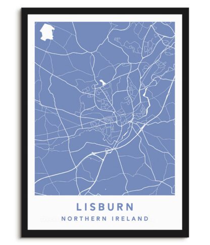 Lisburn, Northern Ireland - Map