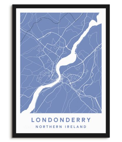 Londonderry, Northern Ireland - Map
