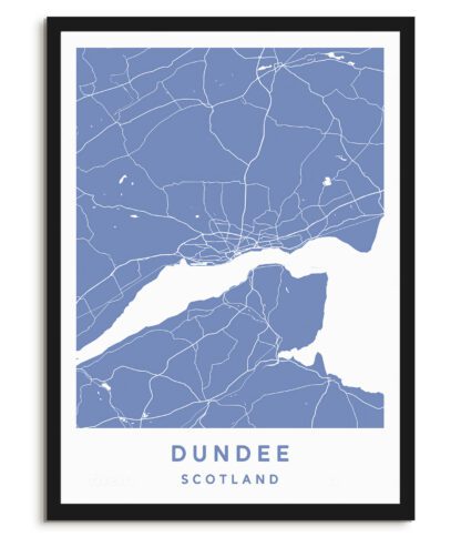 Dundee, Scotland - Map
