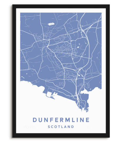 Dunfermline, Scotland - Map
