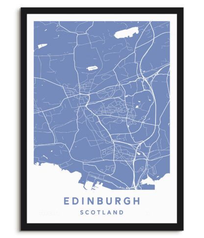 Edinburgh, Scotland - Map