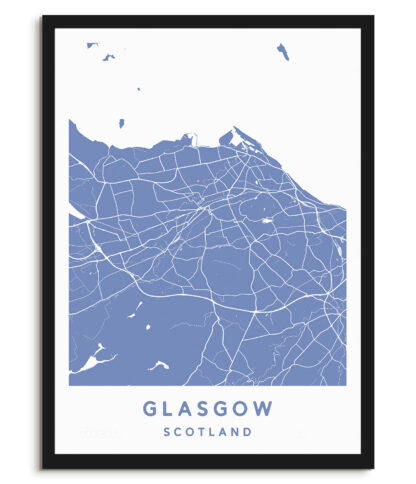 Glasgow, Scotland - Map