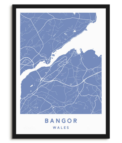 Bangor, Wales - Map