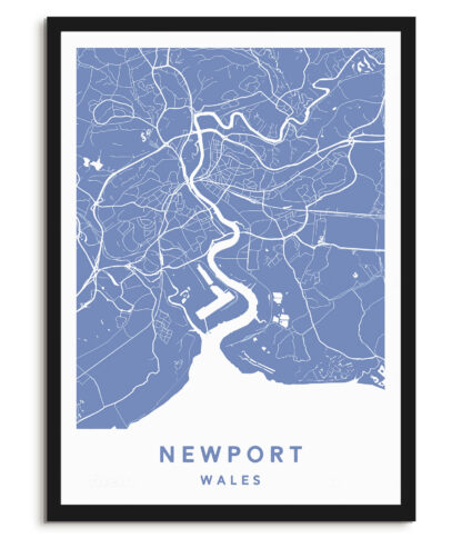 Newport, Wales - Map
