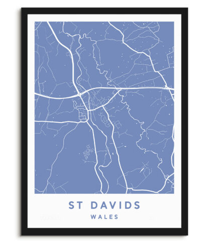 St Davids, Wales - Map
