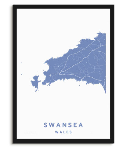 Swansea, Wales - Map