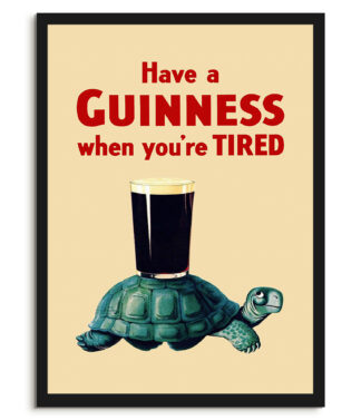 Guiness when you're tired - Vintage adverts
