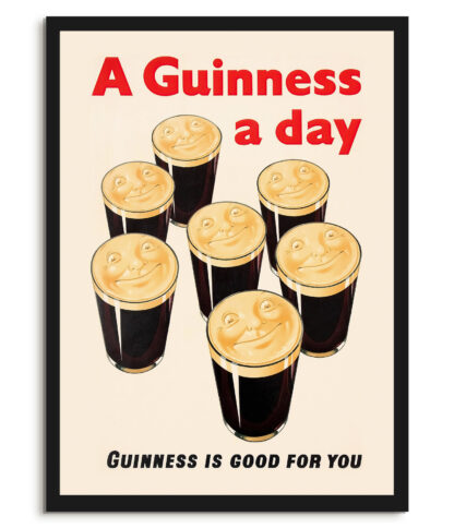 A Guiness a day - Vintage adverts
