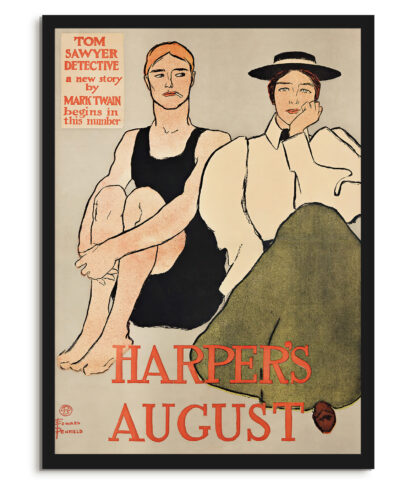 Tom Sawyer, Harpers August - Vintage advert