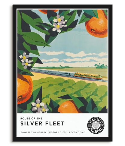 Route of the silver fleet - Vintage adverts