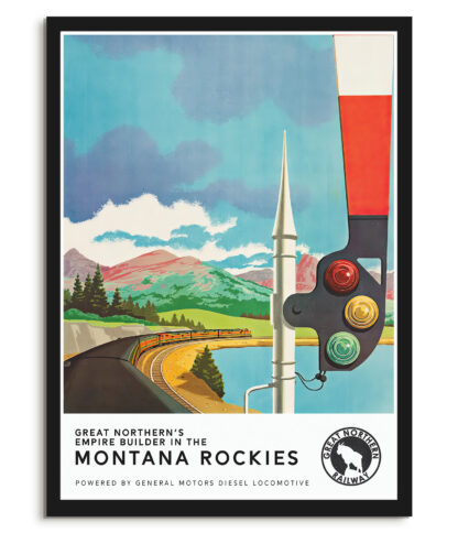 Northen Rockies empire builder - Vintage adverts