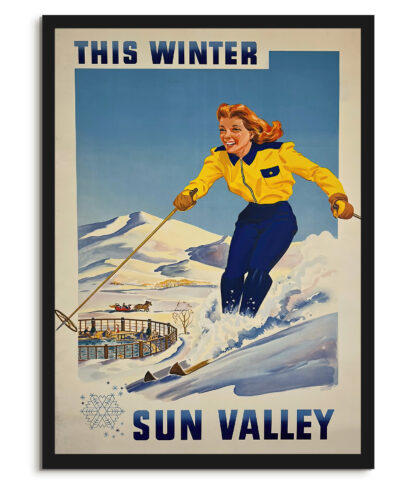 Sun Valley Skiing - Vintage travel