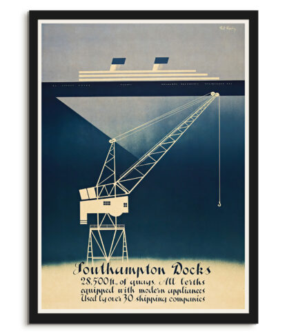 Southampton Docks - Vintage advert