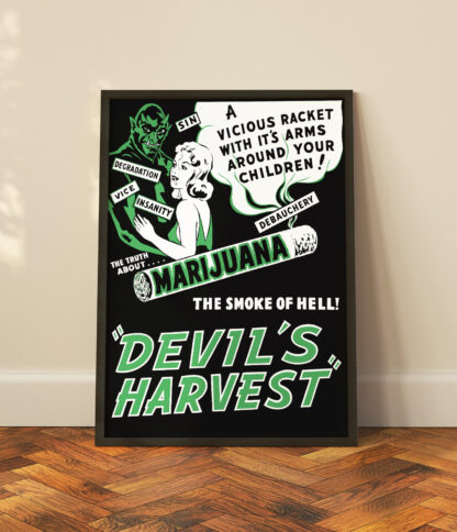 Marijuana, Devil's Harvest - Vintage advert - Image 2