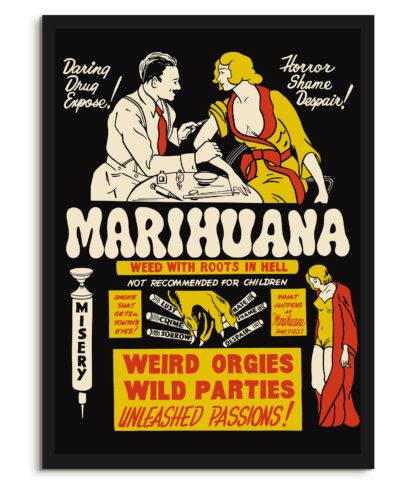 Marihuana, Roots of hell - Vintage advert