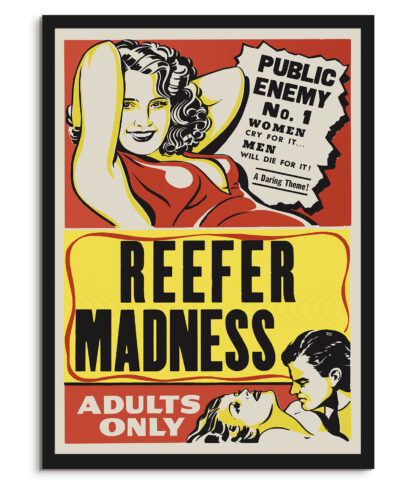 Marijuana, Reefer madness - Vintage advert
