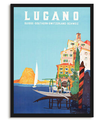 Lugano - Vintage travel