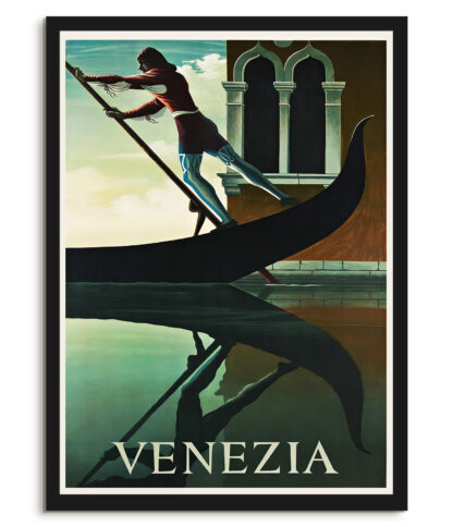 Gondola, Venice - Vintage travel